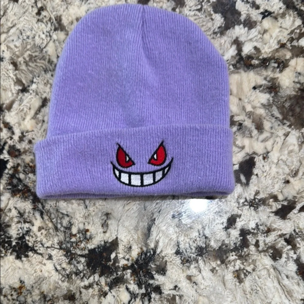 Gengar Beanie One Size Fits Most Inspired by Pokemon